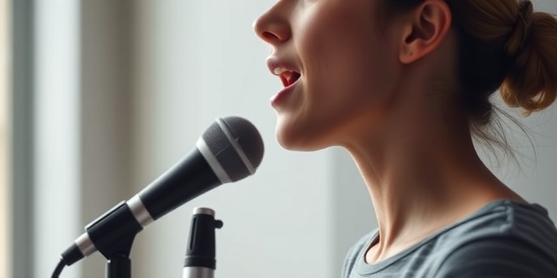 Exercice de respiration diaphragmatique pour le chant